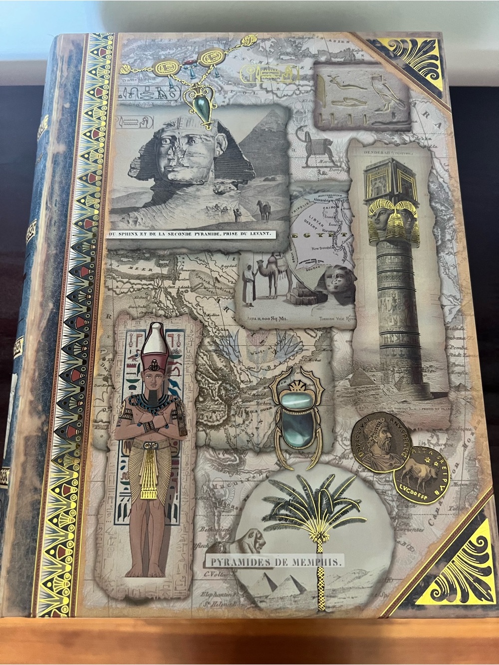 NEW! Decorative 'EGYPT' Book Box - Picture 3 of 7